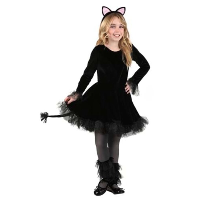 Precious Black Cat Girl's Costume X-Small