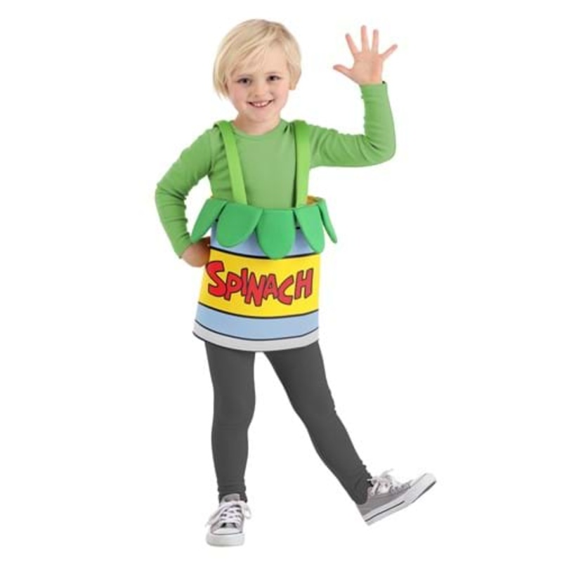 Spinach Can Costume for Toddlers Standard