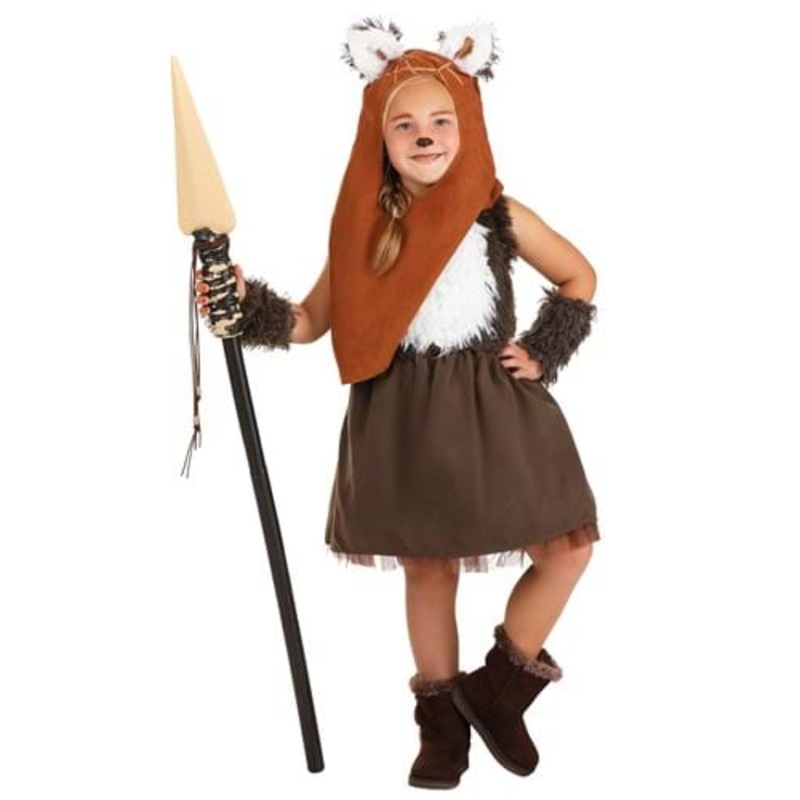 Star Wars Wicket Girls Dress Costume Medium