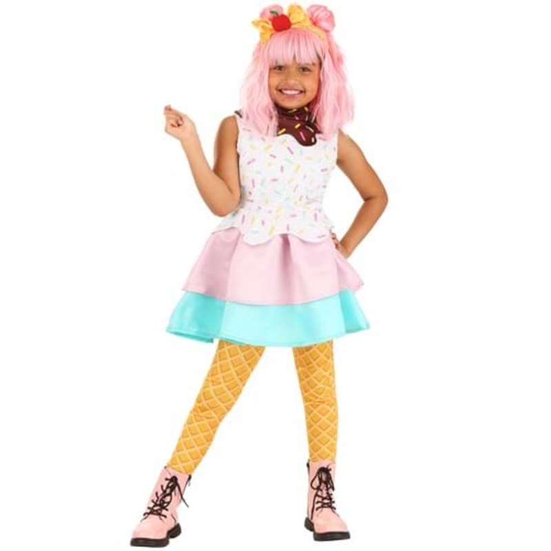 Sweet Treat Ice Cream Costume for Girls Small