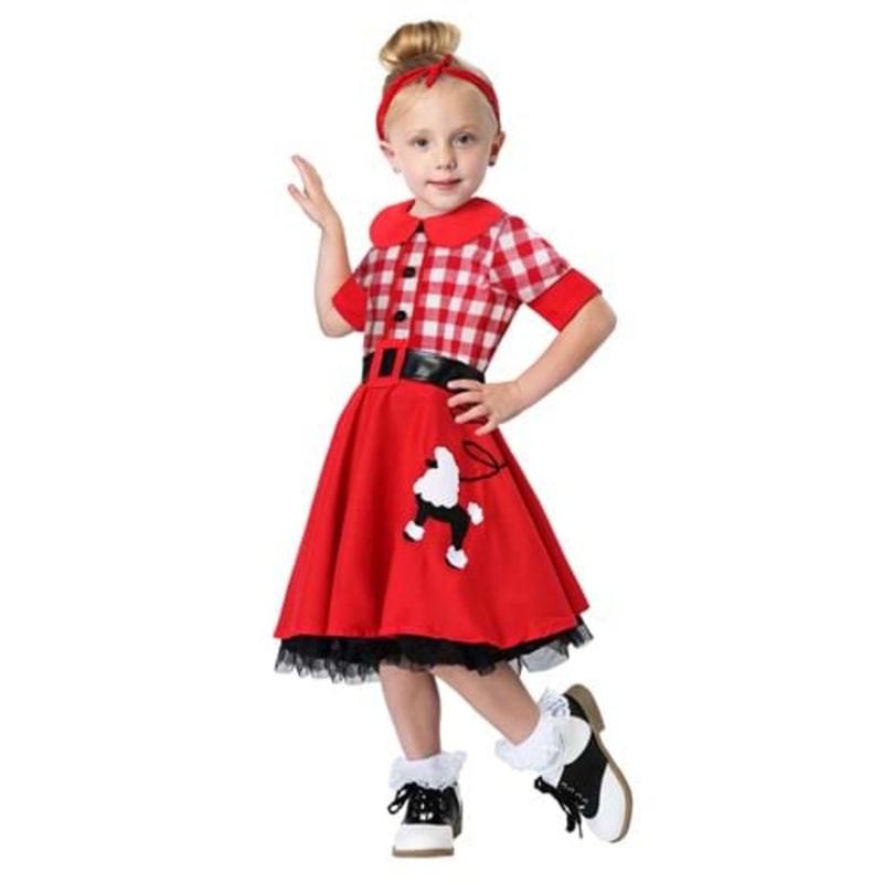 Toddler 50's Darling Costume for Girls 2T