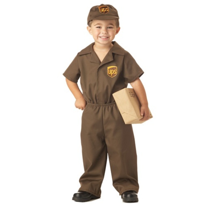 UPS Delivery Costume for Toddlers Small (2-3)