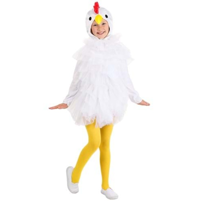 White Chicken Costume for Kids 2T/4T