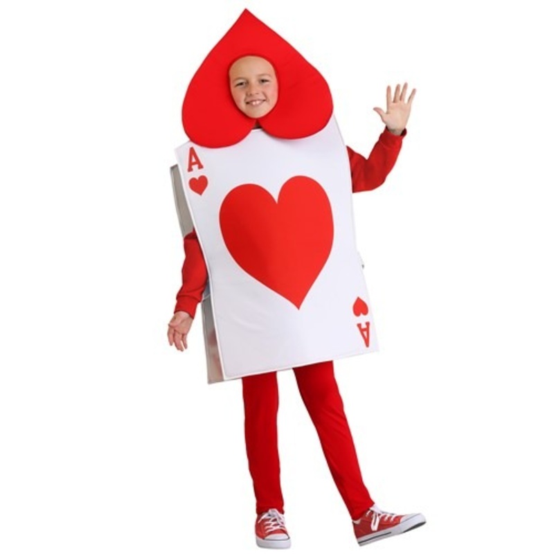 Ace of Hearts Costume for Kids Standard