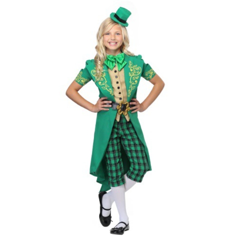 Charming Leprechaun Costume for Girls X-Small