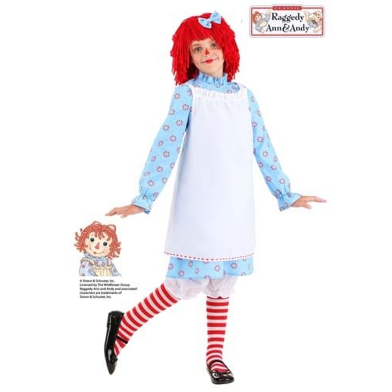 Child's Exclusive Raggedy Ann Costume Small