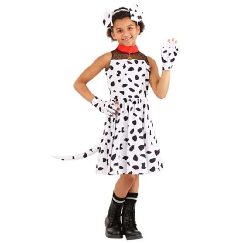 Fun Dalmatian Costume for Girls Small