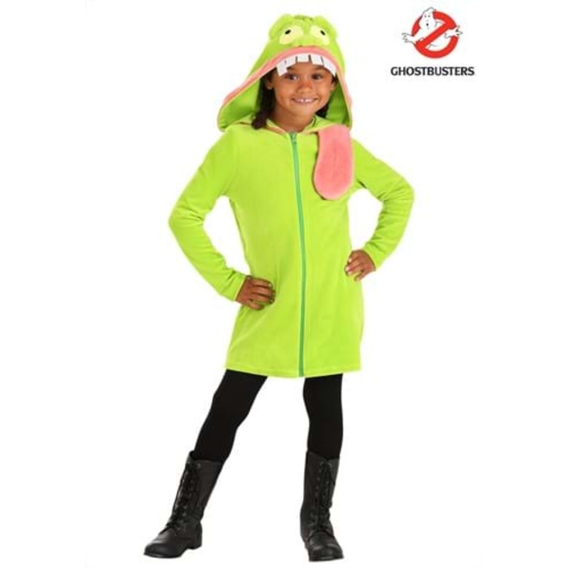 Ghostbusters Slimer Hoodie Costume for Girls X-Small