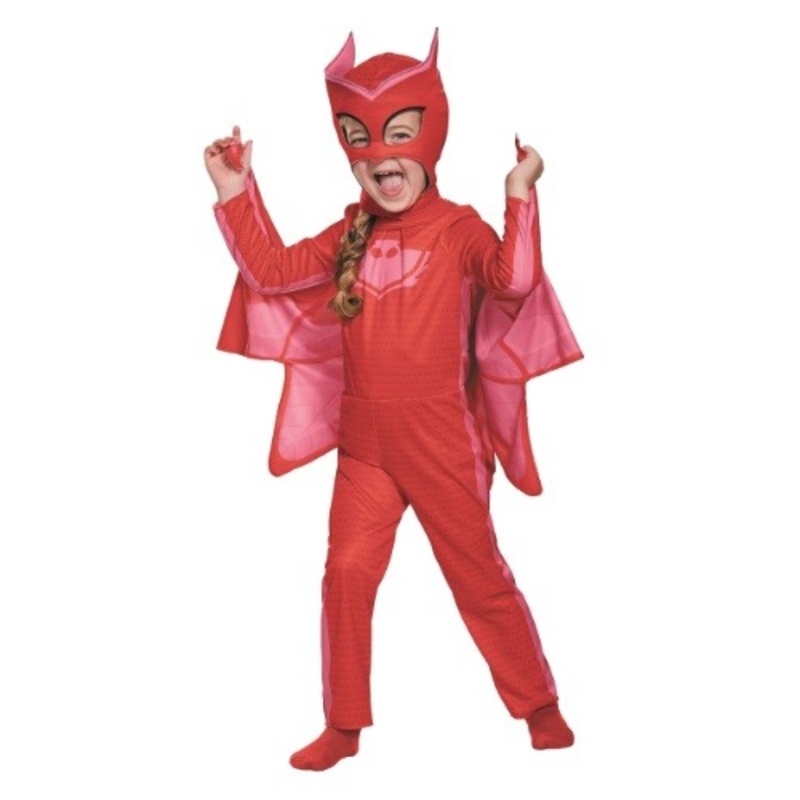 Girl's Classic PJ Masks Owlette Toddler Costume 2T