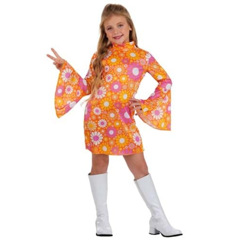 Girl's Far Out Flower Dress Costume Small