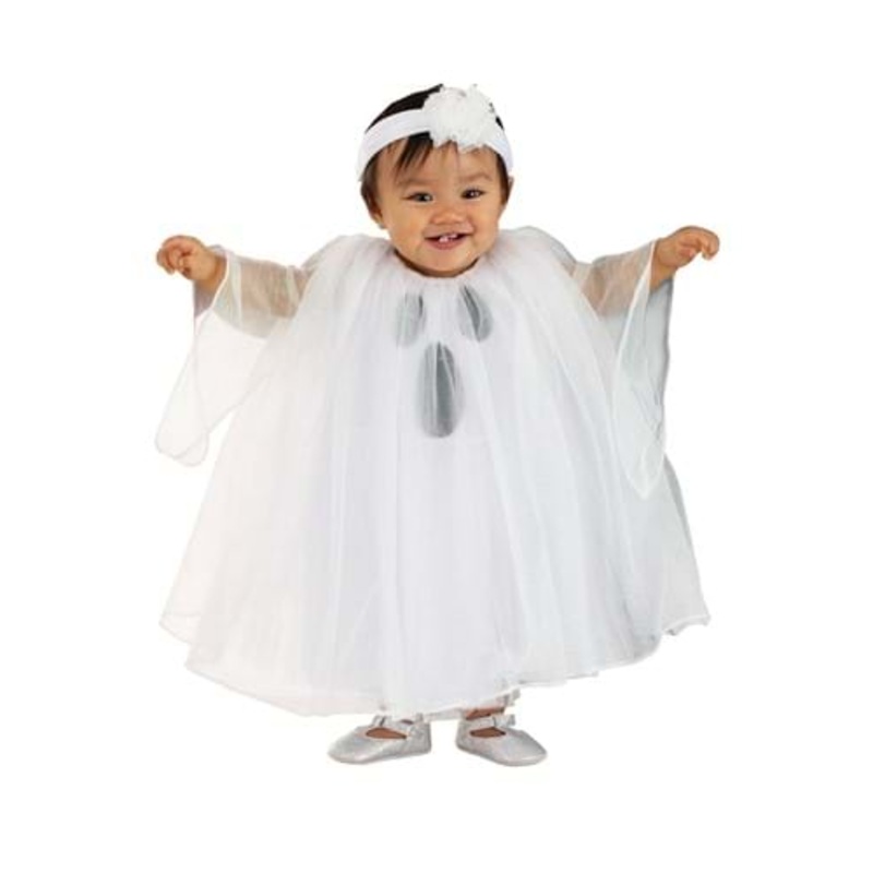 Girl's Infant Ghost Costume Dress 0/3 Months