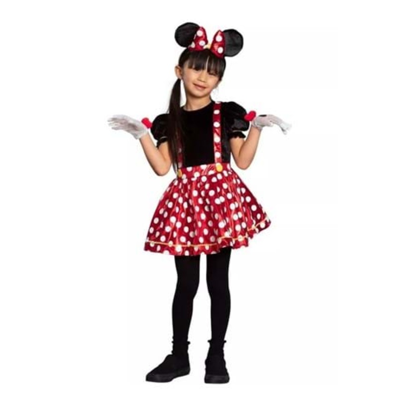 Girl's Toddler Red Minnie Mouse Costume 2T