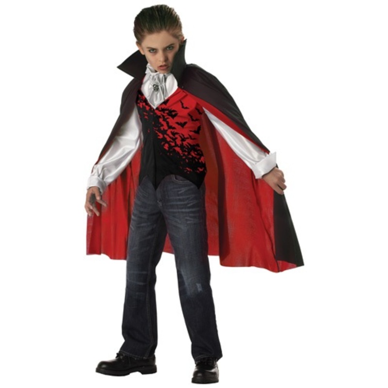 Kid's Dark Vampire Costume Small (6-8)