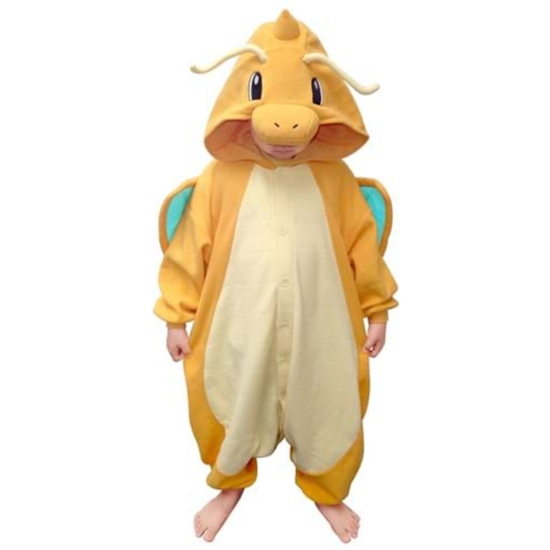 Kid's Pokmon Dragonite Kigurumi Costume Onesie Standard