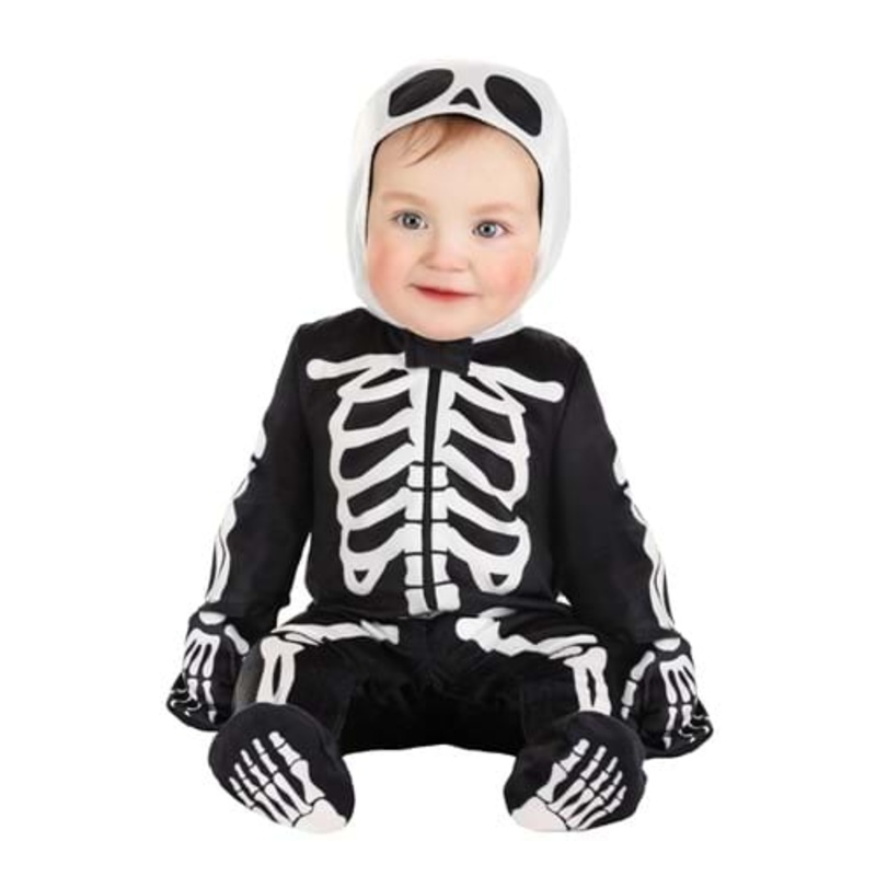 Snuggly Skeleton Costume for Infants 0/3 Months