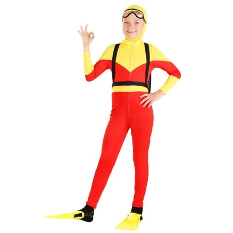 Sunny Scuba Diver Costume for Kids Small