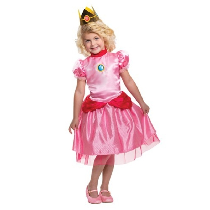 Super Mario Classic Princess Peach Costume for Toddlers 2T