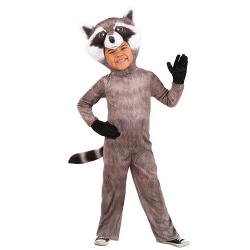 Toddler Realistic Raccoon Costume 2T