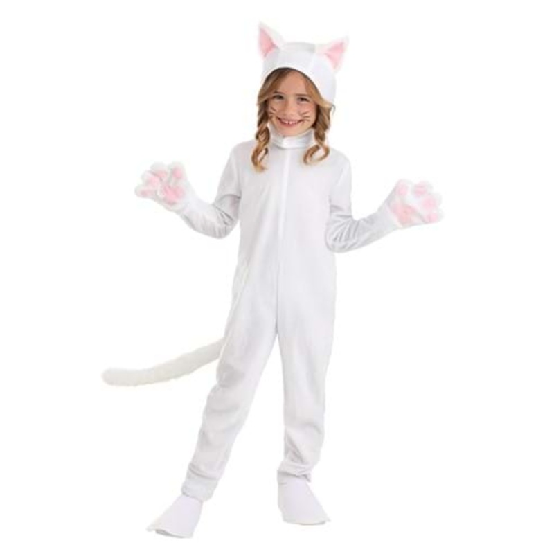 White Cat Costume for Toddlers 2T