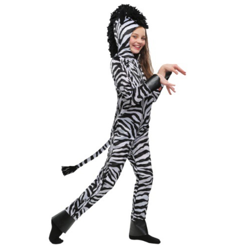 Wild Zebra Kid's Costume Small