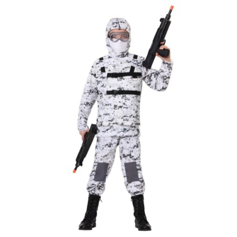 Winter Camo Soldier Boy's Costume Small