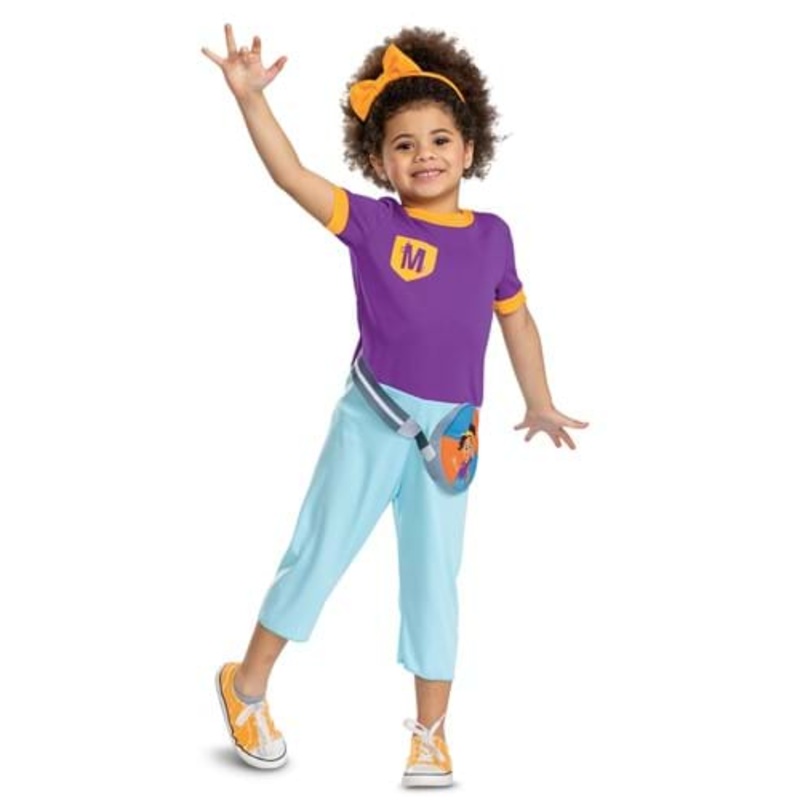 Blippi Meekah Girl's Toddler Costume 2T