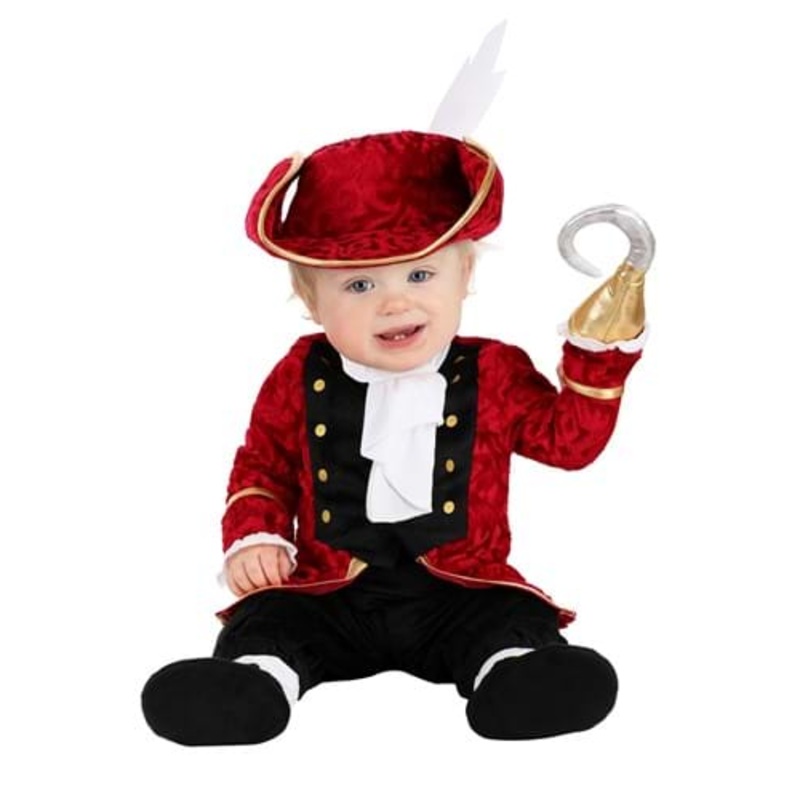 Charming Captain Hook Costume for Infants 0/3 Months