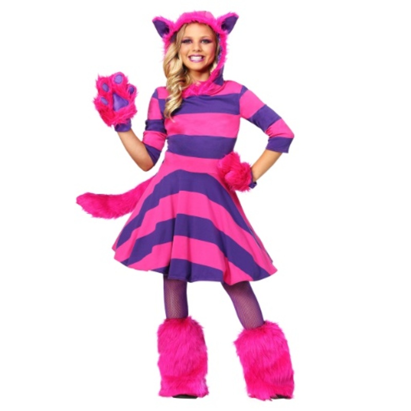 Cheshire Cat Girls Costume Small