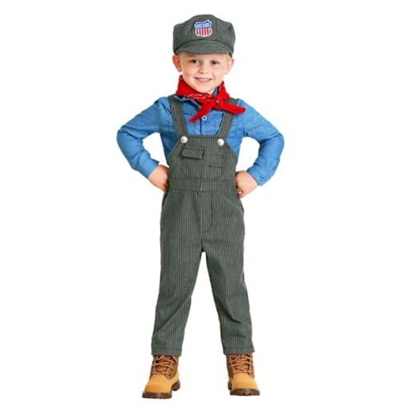 Classic Toddler Train Engineer Costume 18MO