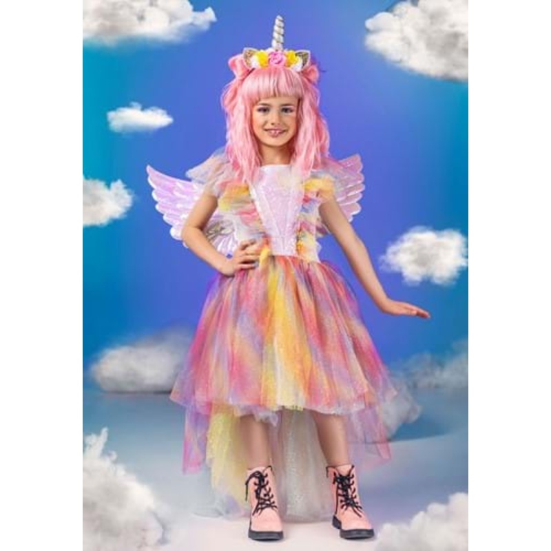 Deluxe Winged Unicorn Costume for Girls Small