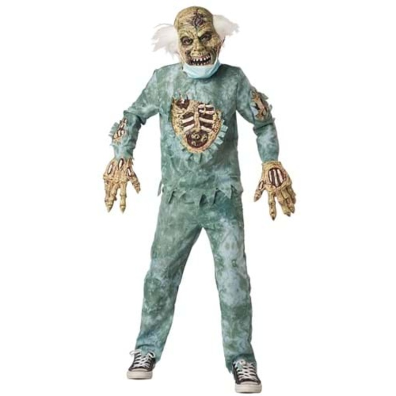 Dr Deranged Zombie Doctor Costume for Child Small