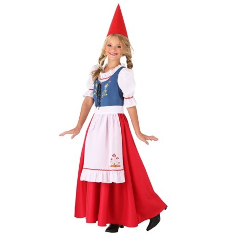 Garden Gnome Girl's Costume Small