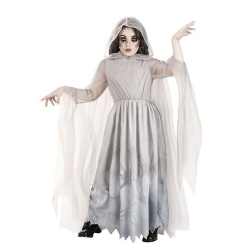 Girl's Lady in White Ghost Costume Dress Small