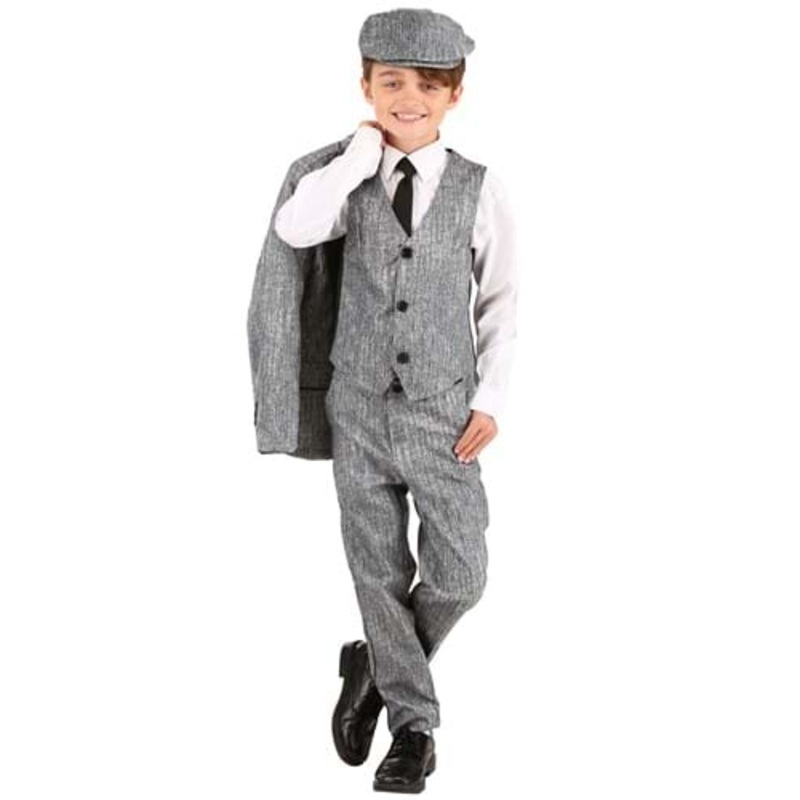 Kid's 20s Gangster Suit Costume Small