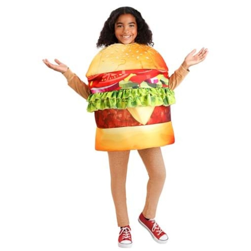 Kid's Deluxe Hamburger Costume Standard