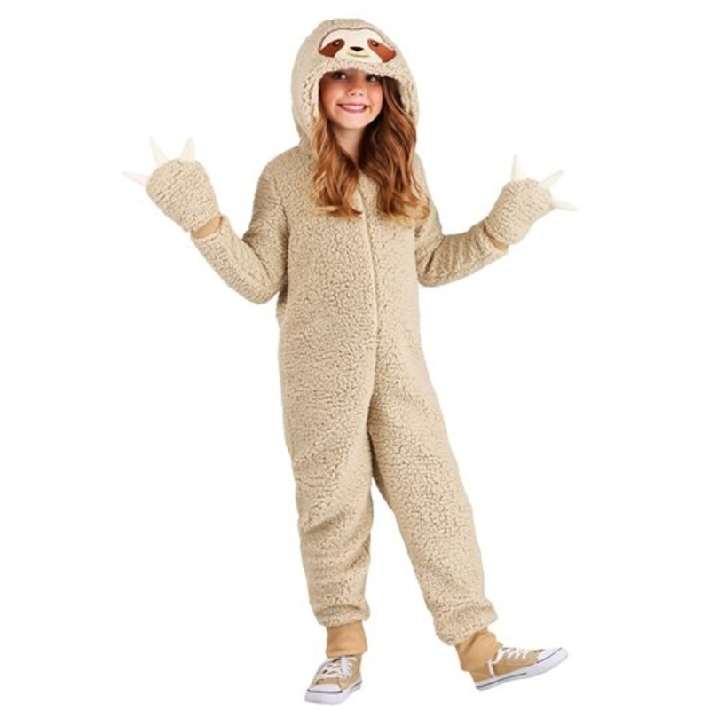 Kid's Sloth Onesie Costume Small