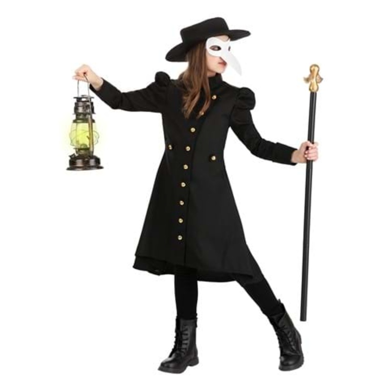 Plague Doctor Costume for Girls Small