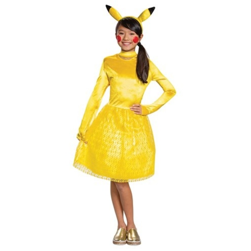Pokmon Girl's Pikachu Classic Costume Size 4/6