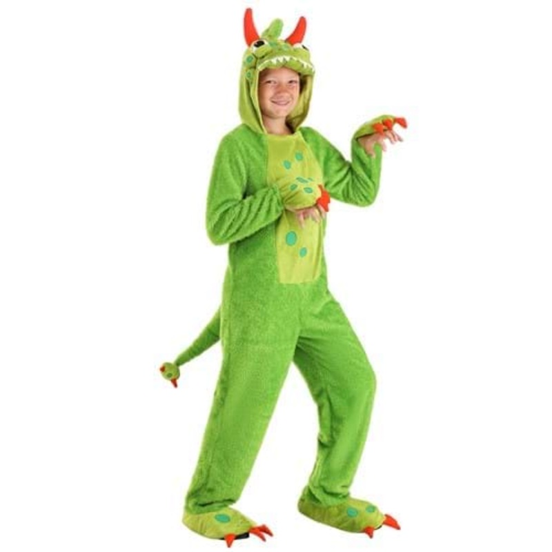 Spotted Green Monster Kid's Costume X-Small