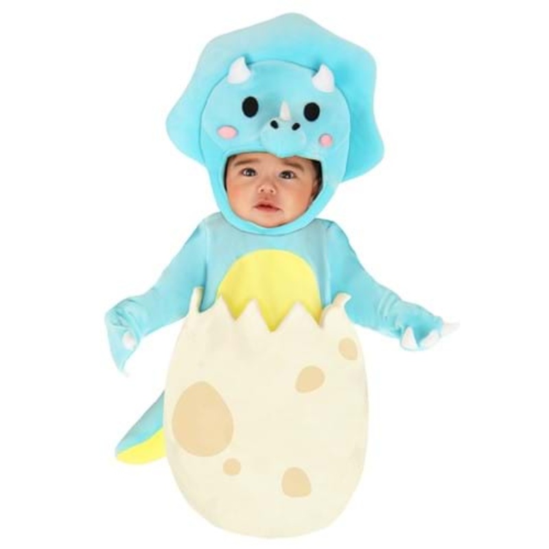 Tiny Triceratops Dino Costume Bunting for Infants 0/3 Months