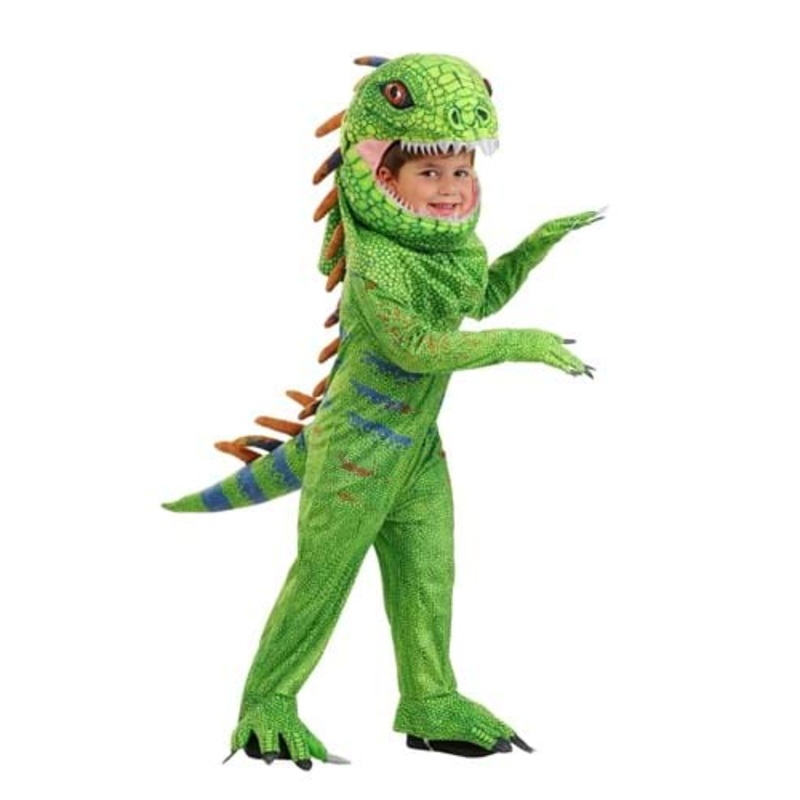 Toddler Green Iguana Costume 2T