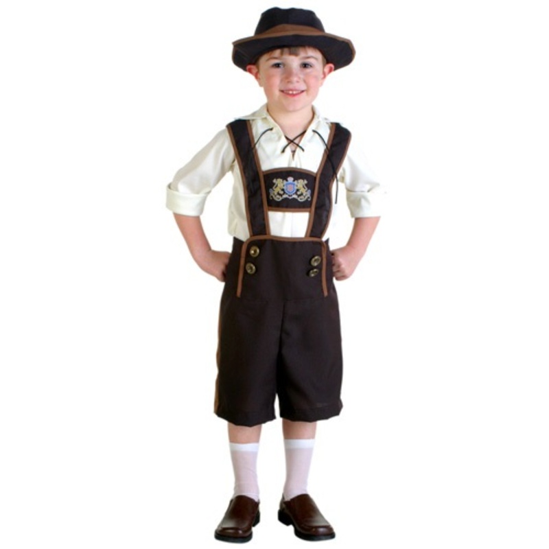 Toddler Lederhosen Boy Costume 2T