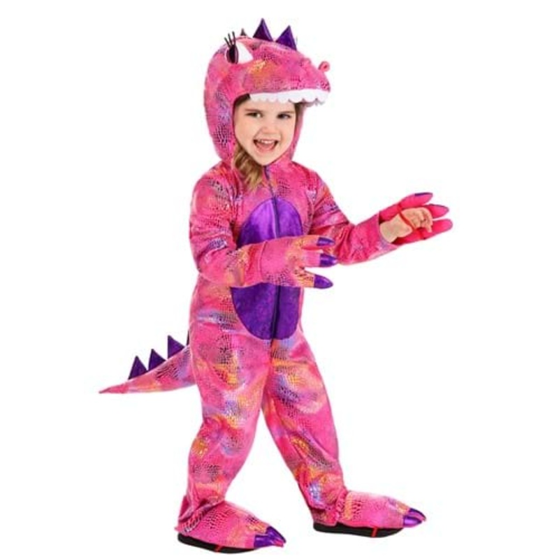 Toddler Sparkling Scales Dinosaur Costume 2T