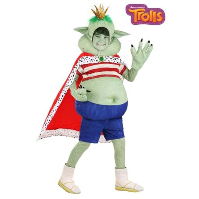 Trolls Prince Gristle Costume for Kids Small