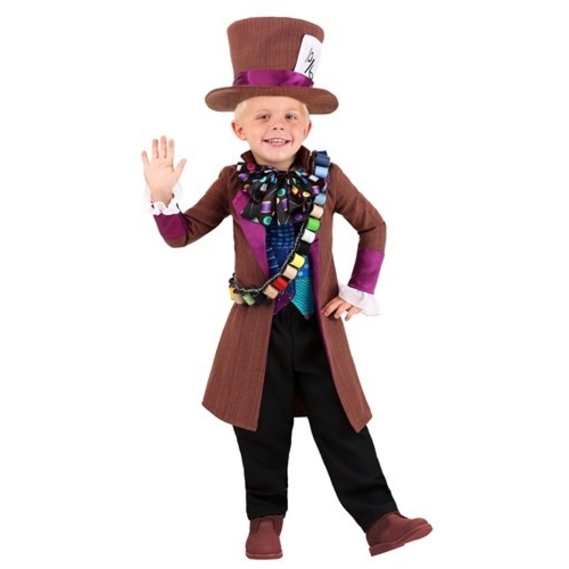 Wacky Mad Hatter Costume for Toddlers 18MO
