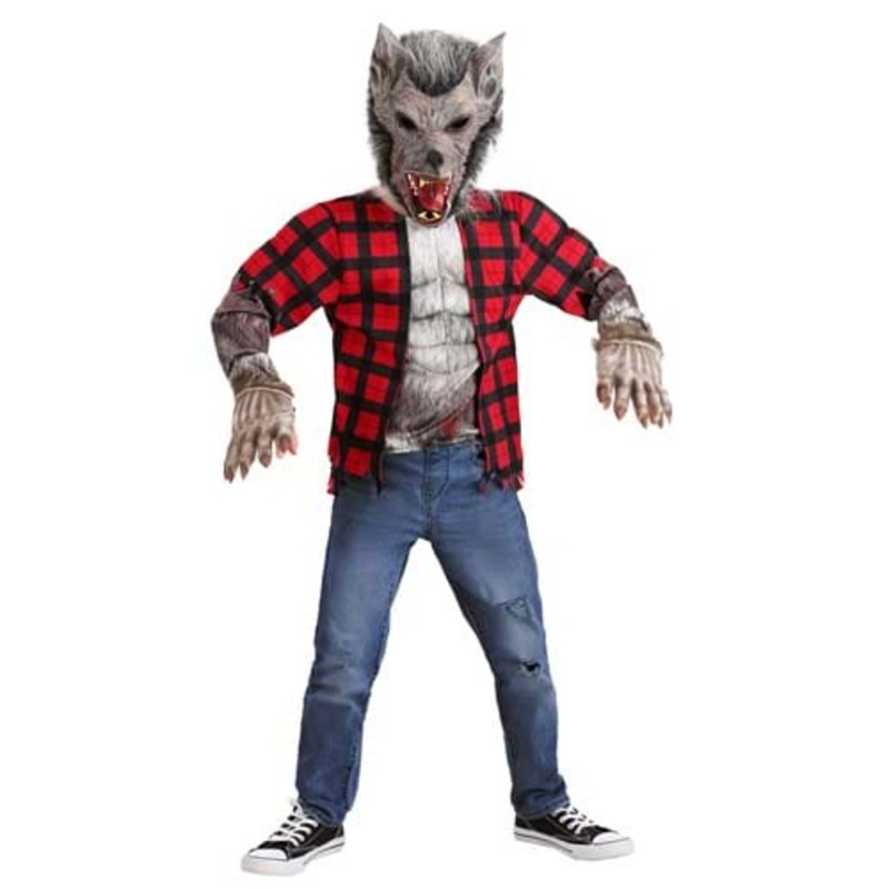 Wily Werewolf Costume for Kids Small