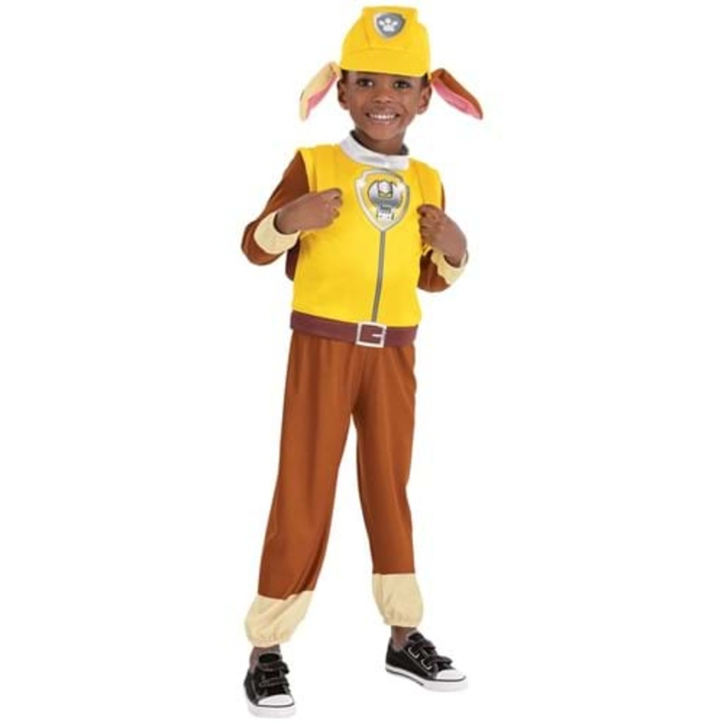 Boy's Toddler Paw Patrol Rubble Costume 2T