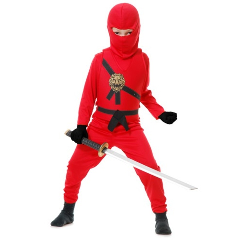 Child Red Ninja Master Costume X-Small (4-6)