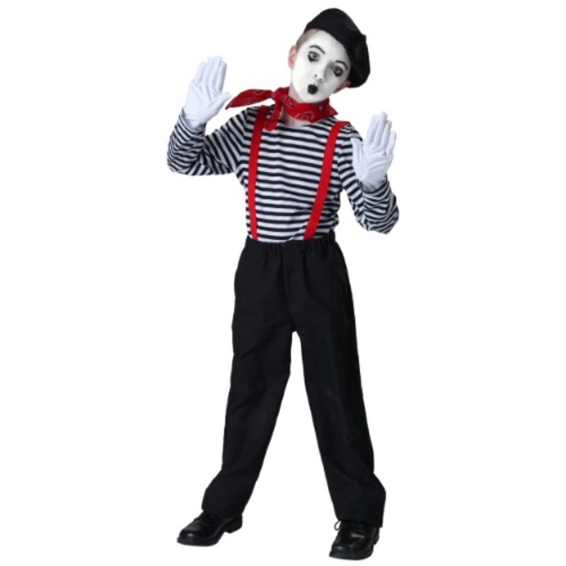 Exclusive Mime Kid's Costume  X-Small