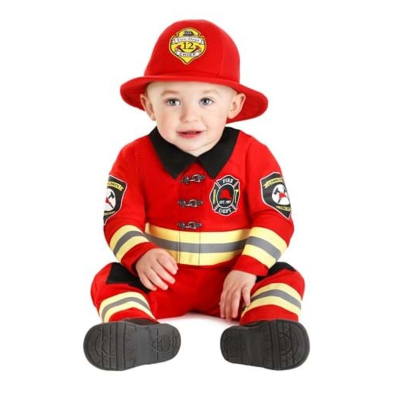 Friendly Firefighter Costume for Infants 0/3 Months